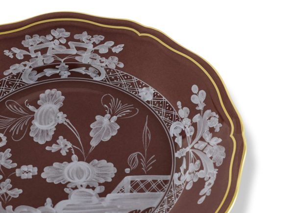 Oriente Italiano Ginori1735 Chestnut Bread Plate