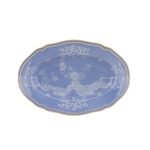 Large Oval Tray Oriente Italiano Ginori1735 Pervinca