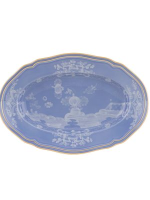 Vassoio Ovale Grande Oriente Italiano Ginori1735 Pervinca