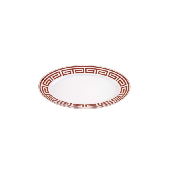 Large Oval Tray Labirinto Ginori1735 Scarlatto