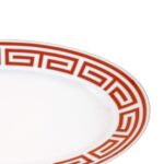Large Oval Tray Labirinto Ginori1735 Scarlatto