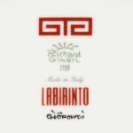 Large Oval Tray Labirinto Ginori1735 Scarlatto