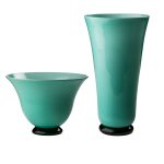 Anni Trenta Opalino Verde Menta Venini Basso