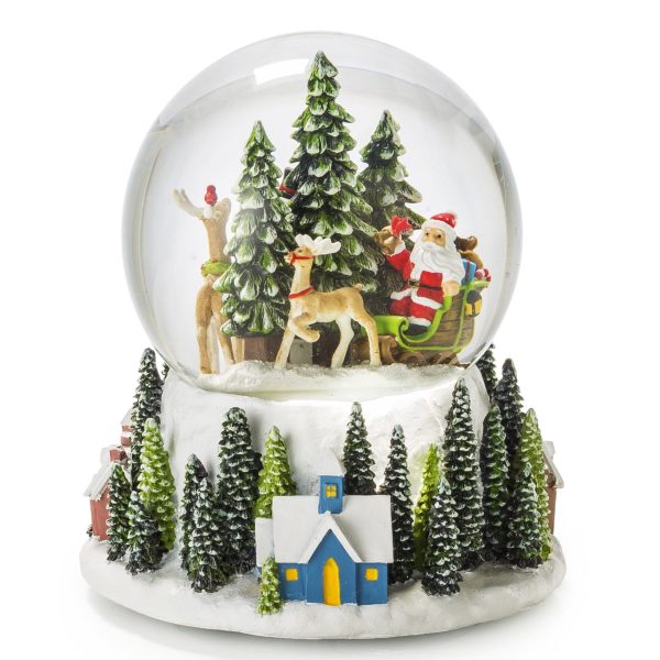 Musical Snow Globe with Movement