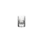 Liquor glass, double cut