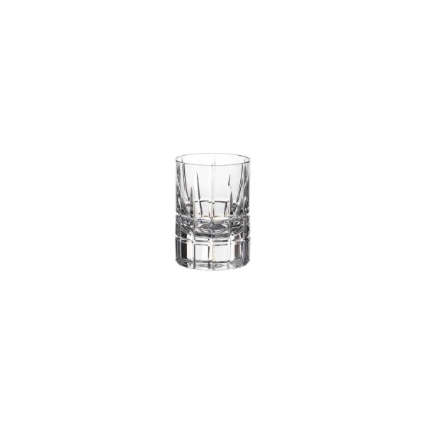 Liquor glass, double cut