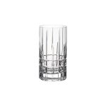 Beverage glass, double cut