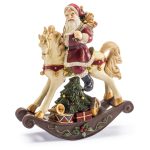 Carillon Babbo Natale A Cavallo