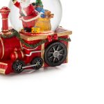 Carillon Babbo Natale con Locomotiva a vapore