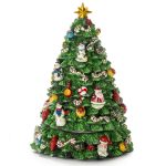 Christmas Tree Music Box with Movement