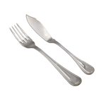 Coppia Servire Pesce Lega d' Argento Inglese