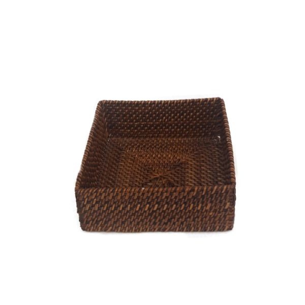 Large Square Rattan Basket