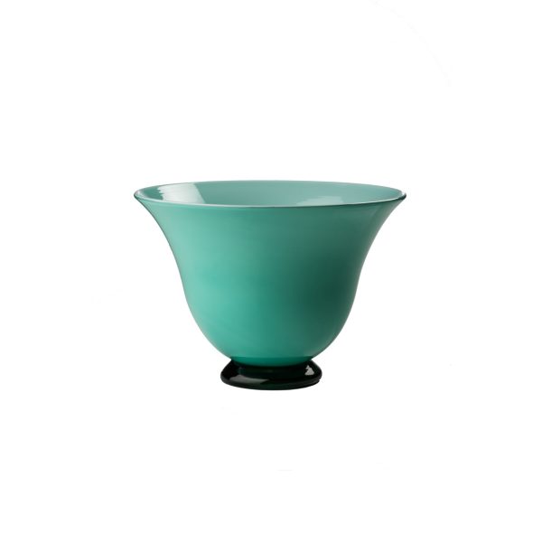 Anni Trenta Opalino Verde Menta Venini Basso