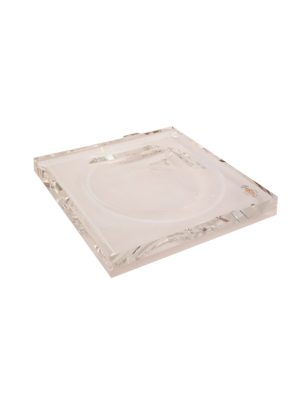 Square Crystal Ashtray