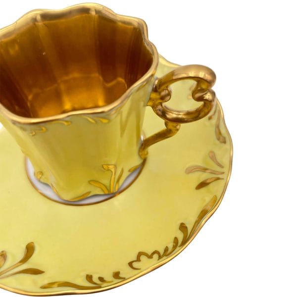 Tazza caffè Baroque Gialla