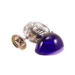 Coppa 1800 In Oro, Argento e Cristallo Blu