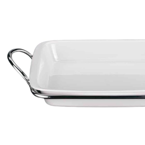 Large Rectangular Porcelain Baking Dish