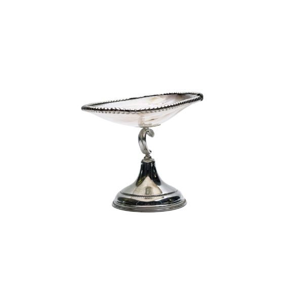 Silver and Mother-of-Pearl Cake Stand
