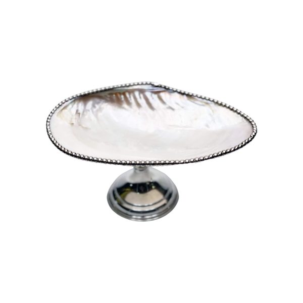 Silver and Mother-of-Pearl Cake Stand
