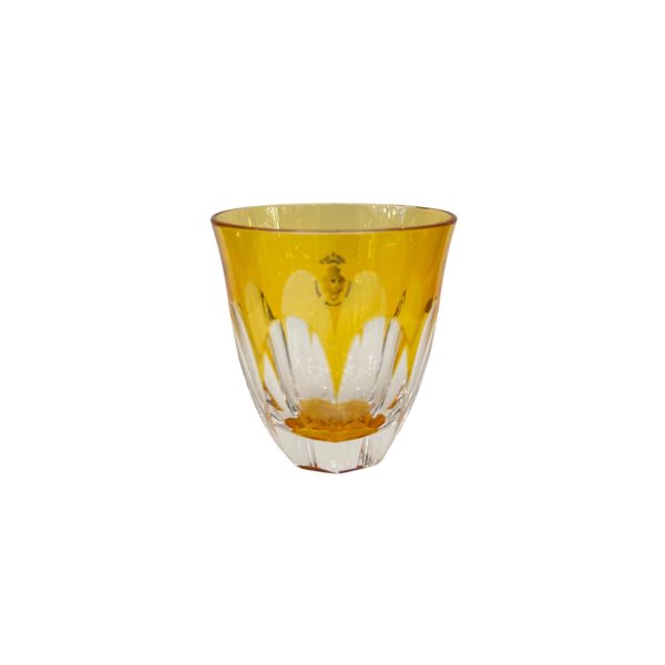 Yellow Doge Cased Crystal Glass