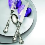 Barocco argento schiavon coltello tavola