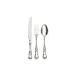 Baroque silver schiavon table spoon