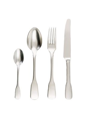 Set Posate 4 Pezzi  Acciaio stone washed