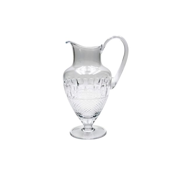 Crystal Carafe with Diamonds and Leaves