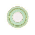 Piatto Fondo Ornato Bouquet Verde Pastello