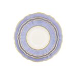 Piatto Fondo Ornato Bouquet Viola Pastello