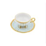 Tazza Caffè  con piatto Chateaux Azzurro