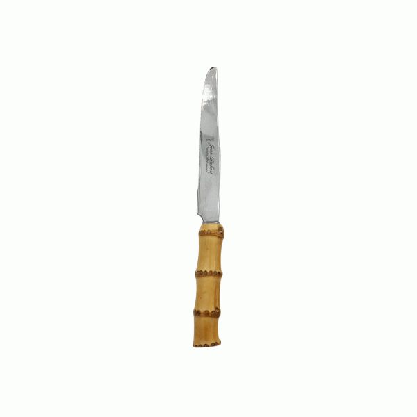 Real Bamboo and Steel Table Knife