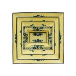 Piatto svuotatasche rettangolare Citrino Oriente Italiano, cm 15x19