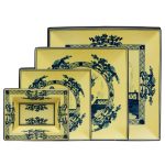 Piatto svuotatasche rettangolare Citrino Oriente Italiano, cm 15x19