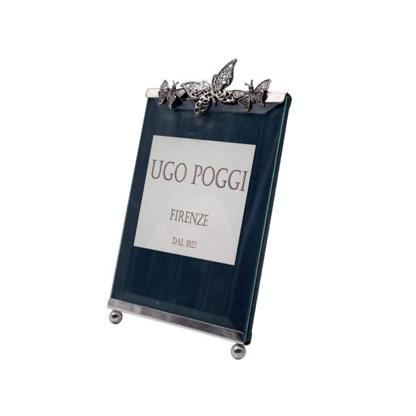 Cornice in Argento decoro Farfalle
