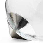 Decanter Trottola Cristallo e Lega d' Argento