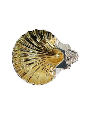 Shell-Shaped Bowl Silver / Gold Plated