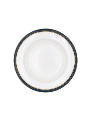 Piatto fondo Aynsley 1775 Blue Garland Bone China