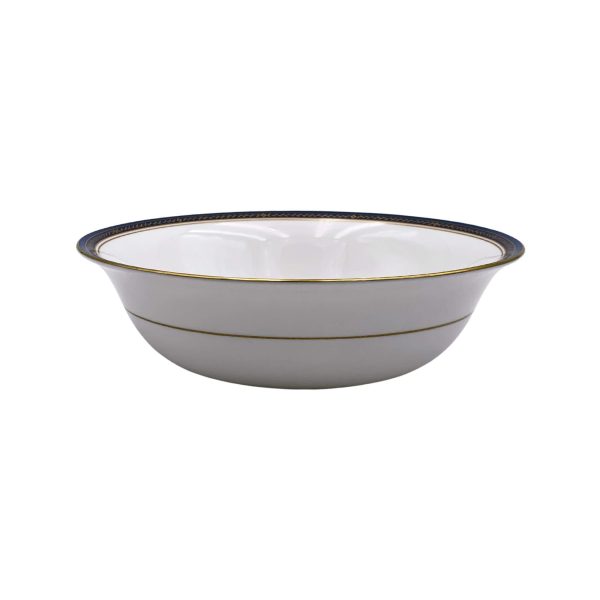 Aynsley 1775 Blue Garland Bone China Salad Bowl