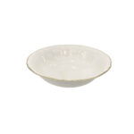 Ornate Salad Bowl with Double Gold Thread