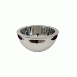 Hammered Steel Salad Bowl
