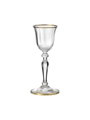 Calice Liquore Christine Cristallo Oro