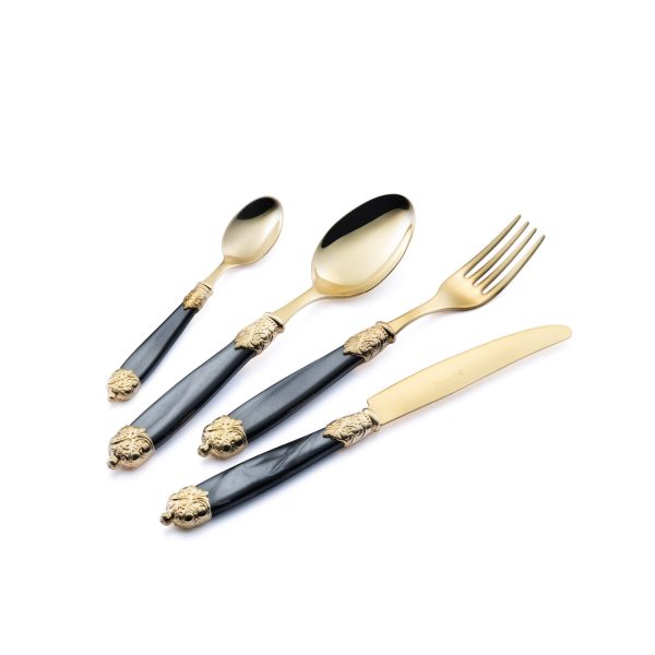 Mirage 4-Piece Cutlery Set Black