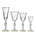 Bicchiere Liquore Christine Cristallo Oro
