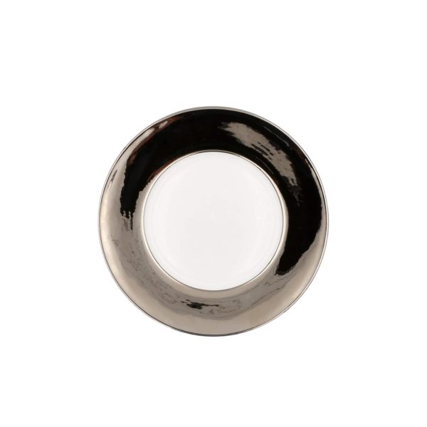 Dessert Plate Platinum Band