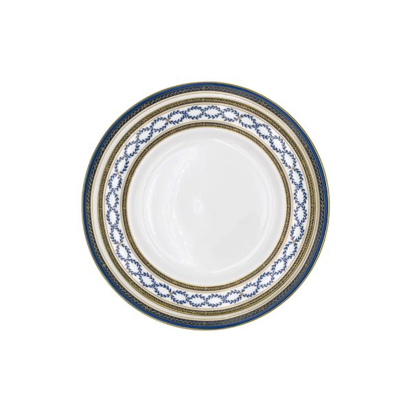 Piatto piano Aynsley 1775 Blue Garland Bone China
