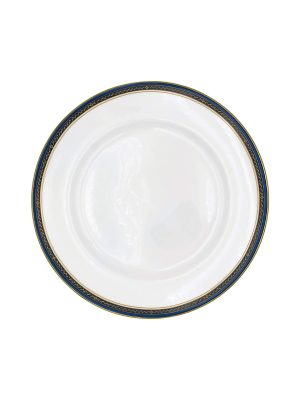 Piatto piano Aynsley 1775 Blue Garland Bone China