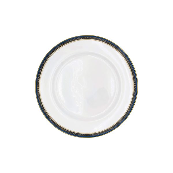 Piatto piano Aynsley 1775 Blue Garland Bone China