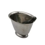 Oval Pewter Bottle Holder