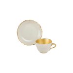 Tazza caffè  con piatto  Principessa avorio